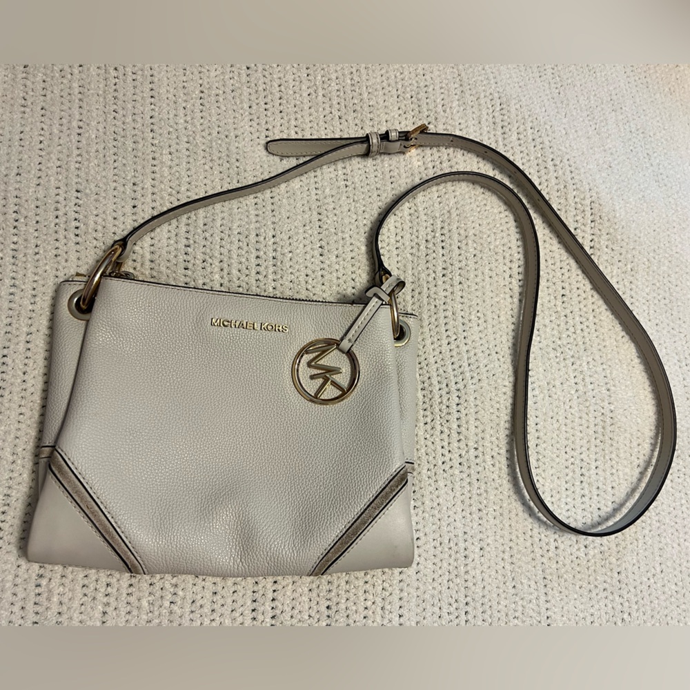 Michael Kors Cream Crossbody Bag